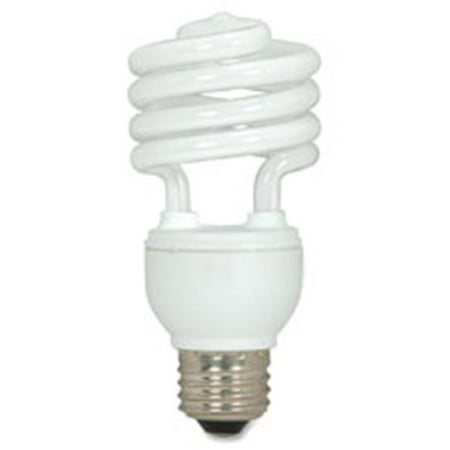 

18W T2 Spiral Compact Fluorescent Bulb White - Pack of 3