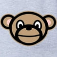 thumbnail image 2 of CafePress - Monkey Face - Cute Infant Baby Football Bodysuit, 2 of 3