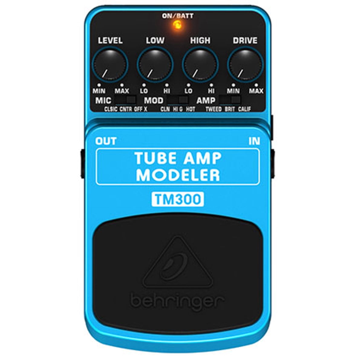 Behringer TUBE AMP MODELER TM300 Ultimate Tube Amp Modeling Effects Pedal