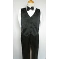 thumbnail image 4 of INFANT,TODDLER & BOY  WEDDING FORMAL PARTY No Tail Tuxedo SUIT BLACK S M L -6,7, 4 of 9