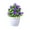 Purple, variant on Topukaiba Simulation Of Five-Leaf Plums Potted Plants Plant Bonsai Simulation Of Plant Flowers Suitable For Indoor Home Garden Terrace Office Desk Decoration Purple Free Size