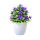 thumbnail image 2 of Simulación de ciruelos de cinco hojas en macetas, plantas de bonsái, simulación de flores, ideal para decoración de interiores, jardines, terrazas y escritorios de oficina., 2 of 5