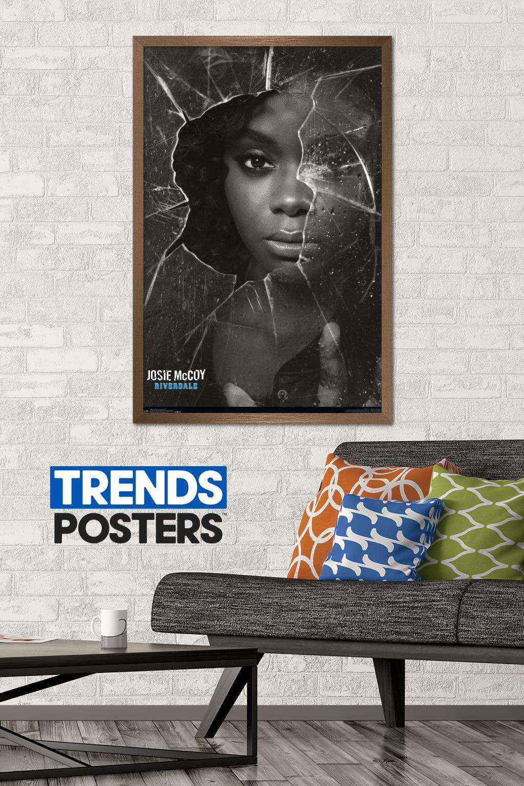 Riverdale - Shattered Josie Wall Poster, 22.375" x 34", Framed