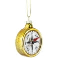 thumbnail image 3 of Northlight 2.5" Glittered Gold Compass Glass Christmas Ornament, 3 of 5
