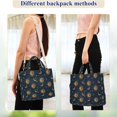 thumbnail image 4 of FORMRS Womens Corduroy Tote Bag Crossbody Shoulder Purse Handbag with Detachable Strap, Blue Sun Moon Pattern, 4 of 7