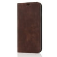 thumbnail image 3 of Nalacover for iPhone 12 / 12 Pro 6.1 inch Wireless Charging Case,Luxury Full Body Protection Solid Color PU Leather Magnetic Closure Flip RFID Blocking Card Slots Stand Shockproof Cover.Coffee, 3 of 9