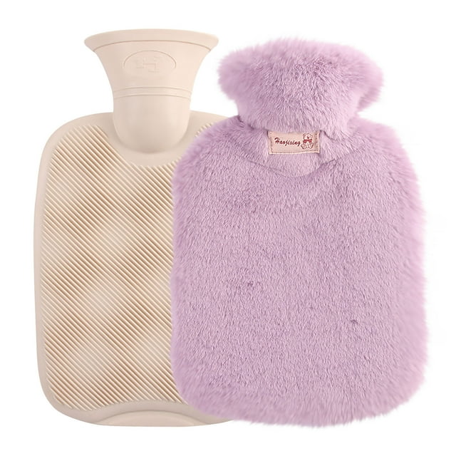 Boovnll Tool Kit, Hot Water Bottle with Cover 1L Bed Bottle with Soft Fleece Cover Bed Bottle Provides Warmth Gift, Tool Set, Home Essentials, Household Essentials