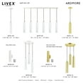 thumbnail image 4 of 46751-69 Livex Lighting Ardmore - 1 Light Pendant in Mid Century Modern Style - 5.13 Inches wide by 16.5 Inches high-Shiny White Finish, 4 of 10