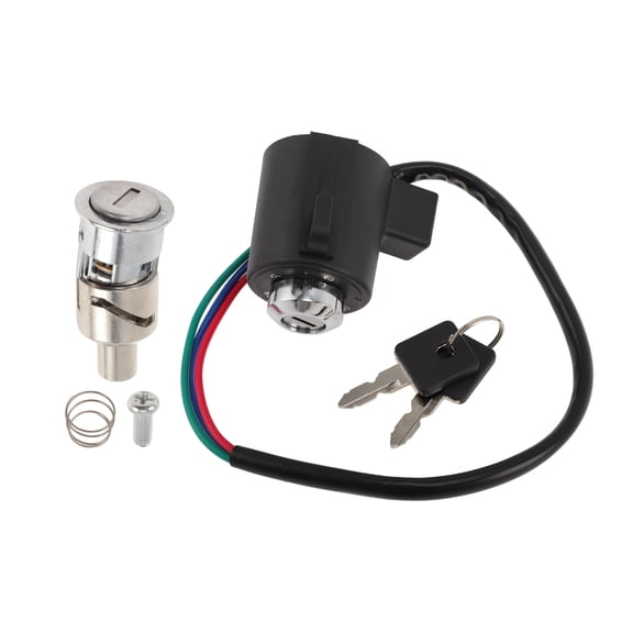 Unique Bargains Ignition Key Switch Ignition Switch Lock Set No.7144194 for Harley-Davidson Forty Eight 2010-2017 1 Set