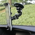 thumbnail image 6 of Multi-Angle Rotating Car Mount Tablet Holder Windshield J6Z Compatible With Amazon Kindle Fire HDX 8.9 HD 8.9 7 6, Kids Edition, DX, 8 10 - iPad Pro 9.7 Mini 4 10.5 3 Air 2, 6 of 12
