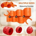 thumbnail image 3 of Pipe Deburring Tool Kit, 1/4" to 1" Depth Gauge and 1/8" to 1-5/8" Inner / Outer Reamer Chamfer Tool, for PVC, PPR, Brass, CPVC, PE-RT, Aluminum and Sharkbite Tubing, Easy Prep for Smooth Edges, 3 of 7