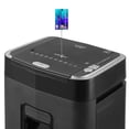 thumbnail image 4 of Aurora Professional Grade 150-Sheet Auto Feed Micro-Cut Paper and Credit Card Shredder with 6.3 Gallon Pullout Basket / 60 Minutes/Security Level P-4, Black, 4 of 4