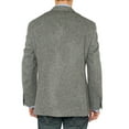 thumbnail image 4 of Mens Gray Modern Fit Blazer Luciano Natazzi 2 Button Luxe, 4 of 6