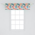 thumbnail image 2 of Ambesonne Circles Valance Pack of 2, Boho Rainbow Colors, 54"X12", Multicolor, 2 of 4