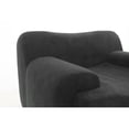 thumbnail image 6 of Leumius Oversized Accent Chair,Chenille Fabric Armchair,Comfy Upholstered Single Sofa Chair for Living Room, Bedroom,No Assembly Required,Black, 6 of 9