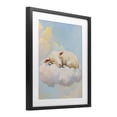 thumbnail image 2 of Stupell Industries Contemporary Sleeping Sheep on a Cloud Black Framed Print Under Glass, 13 x 16, by The Prints Vibe, 2 of 8