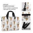 thumbnail image 4 of FORMRS 16" Laptop Bag Carrying Sleeve Case with Handle Travel Shoulder Briefcase, Cartoon Ice Cream Pattern, 4 of 8