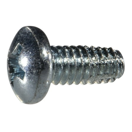 #8-32 x 3/8" Zinc Slotted Pan Head Thread Cutting Screws TCSPS-104 (36 pcs.)