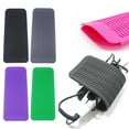 thumbnail image 3 of huanledash Hair Straightener Bag Portable Anti-scalding Wave Pattern Silicone Heat Insulation Mat Home Supply, 3 of 8