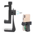thumbnail image 4 of Trípode para palo de selfie giratorio de 360 grados, fuerte y universal, con perilla de bloqueo y clip para teléfono móvil para transmisión en vivo, 4 of 6