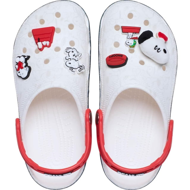 Zuecos Crocs Classic Peanuts Snoopy, unisex, 6 W/4 M