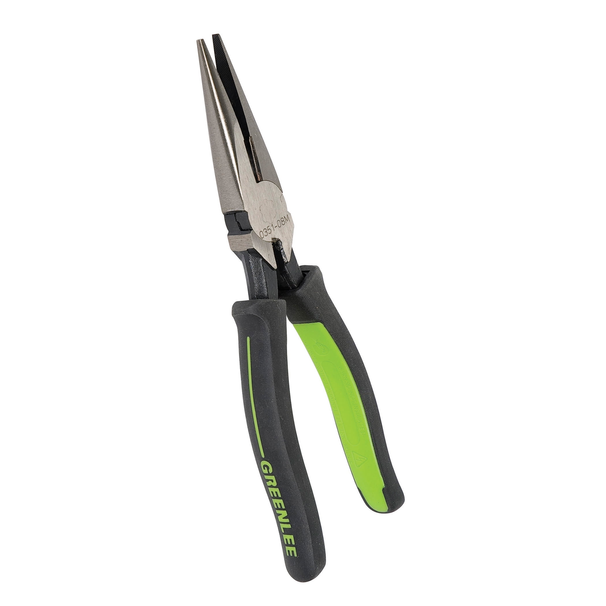 Greenlee Textron 035108M 8" Molded Grip Long Nose Pliers