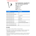 thumbnail image 2 of Front Tie Rod End Set - Compatible with 2000 - 2007 Chevy Monte Carlo 2001 2002 2003 2004 2005 2006, 2 of 2
