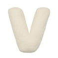 thumbnail image 2 of Letter Pillows, V-Shaped Letter Pillow, Decorative Throw Pillows, for Bed Couch, Letter Pillows English Alphabet for Sofa Bedroom Living Room Decoration, 2 of 6