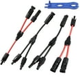 thumbnail image 1 of Materiales de PC y PPO de alta calidad, conector solar con impermeabilidad IP68, adaptador de conector macho hembra para paneles solares, 1 of 5