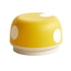 thumbnail image 1 of Taburete con forma de hongo, reposapiés otomano, taburete infantil de dibujos animados, material PP, fácil de amarillo, 1 of 9