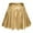 Gold, variant on YOUSNH Women's Fashion High Waist Pleated Solid Color Short Skirt Loose Skirt Metallic Skater Skirt Sparkly Shiny Flared Pleated A Line Mini Skort Womens Skirt Red XS