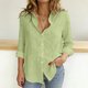 thumbnail image 3 of Camiseta de Manga Larga de la Mujer, Camiseta de Poliéster Suave para Primavera Verano, 3 of 6