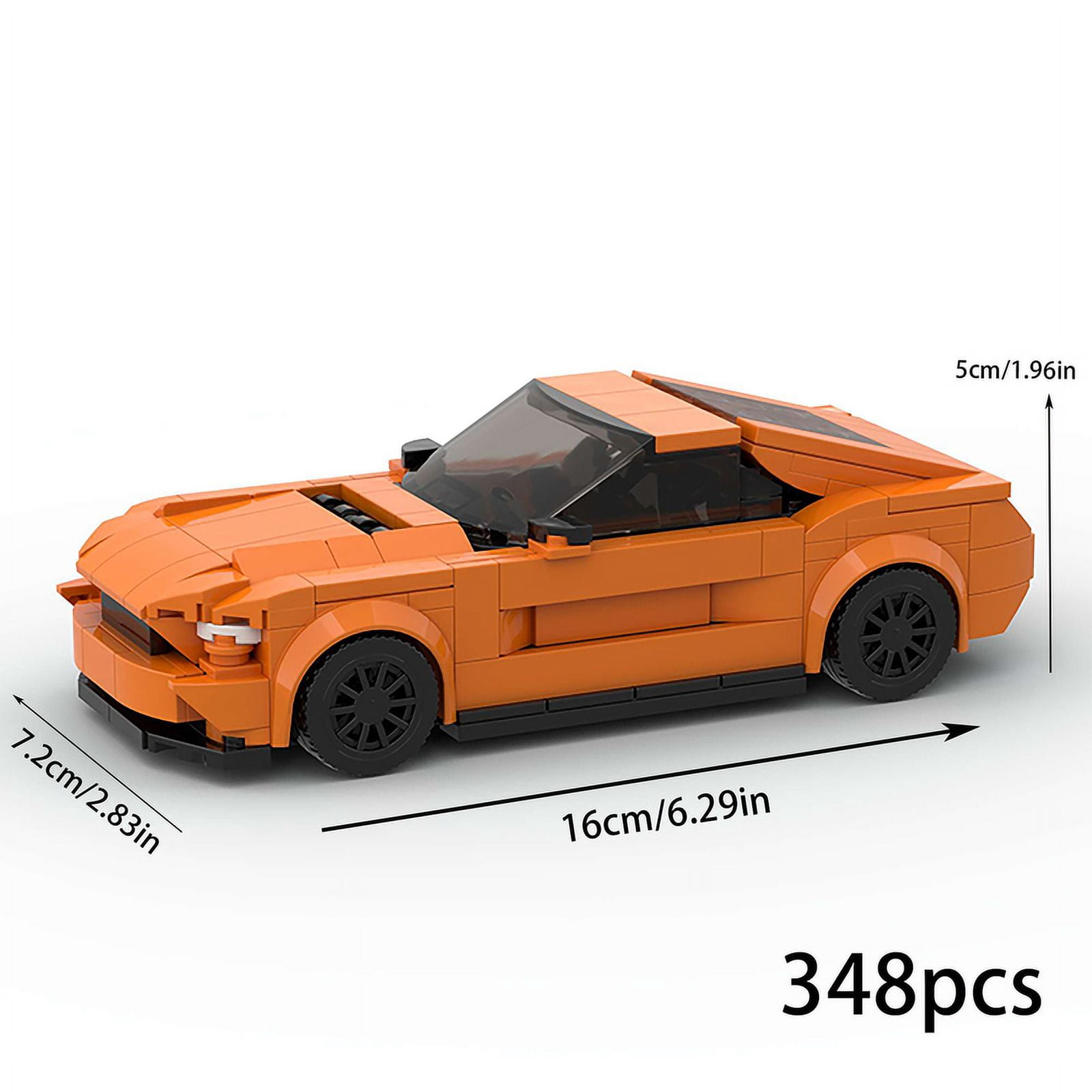 Super Sports Car Building Kit – Leggo Race Car V14 Odel Toy, DIY
