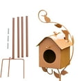 thumbnail image 2 of Xecvkr Metal Bird House Outdoor Garden Stake Durable Rustproof Home Patio Decorative Yard Gift DIY Assemble Easy Install for Backyard 1Pack, 2 of 5