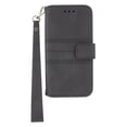 thumbnail image 2 of For Iphone 15 Plus Embossed Stripes Skin Feel Leather Phone Case(Black),iPhone 16 Plus, 2 of 6