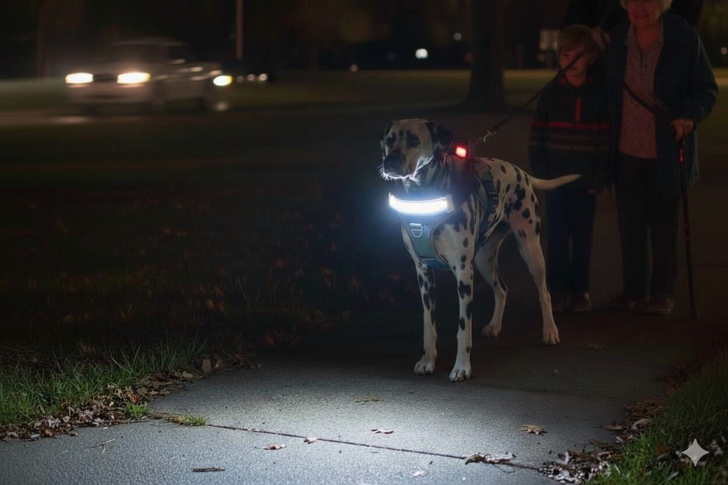 Lumi One LED Dog Harness – High Visibility Light Up Dog Harness for Night Walks – 1000 Lumen LED Dog Vest with Rechargeable Battery, Adjustable Fit & Reflective Dog Apparel (BLACK, EXTRA LARGE)