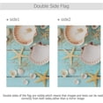 thumbnail image 3 of SKYSONIC Garden Flag Shells Starfishes On Wooden Floor Double-Sided Printed House Sports Flag-28x40(in)-Polyester Decorative Flags for Courtyard Garden Flowerpot, 3 of 6