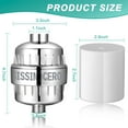 thumbnail image 4 of Shower Filter 25 Stage with 2 Replaceable Filter Cartridges - Universal Multi-Stage Shower Head Filter,Reduces Dry Skin, 4 of 8