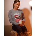 thumbnail image 3 of Tstars Womens Christmas Sweatshirt Gift for Dog Lover Pug Fans Santa Paws Holiday Shirt Xmas Party, 3 of 6