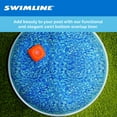 thumbnail image 3 of Swimline 24 Foot Swirl Blue Round Above Ground Swimming Pool Wall Overlap Liner, 3 of 12