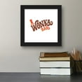 thumbnail image 3 of Gallery Pops Willy Wonka and the Chocolate Factory - Wonka Bar Logo Wall Art, Black Framed Version, 12" x 12", 3 of 6
