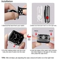 thumbnail image 6 of for Apple Watch Case Clear 40mm SE Series 6 5 4 Plated Soft TPU Anti-Scratch Shockproof Protective Screen Iwatch Shell Transparent Cover Protector Bumper - Clear 40mm, 6 of 8