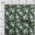 thumbnail image 2 of oneOone Rayon Dark Green Fabric Floral Sewing Fabric By The Yard Printed Diy Clothing Sewing Supplies 56 Inch Wide, 2 of 5