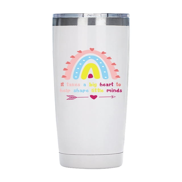 Vaso para automóvil de 20 oz, gran capacidad, de aspecto atractivo, vaso para helado aislado de acero inoxidable 304