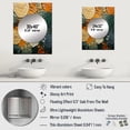 thumbnail image 4 of Designart "Earthy Euphony Hardedge Art wall decor VI" Abstract Mirror Wall Decor - Modern Multi-Color Abstract Living Room Wall Mirror Art - 32" x 24" Inch, 4 of 5