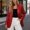 Red#10, variant on Leather Jacket Women Notch Collar Button Down Long Sleeve Coat Soild Color Casual Commute Outerwear