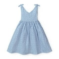 thumbnail image 1 of Hope & Henry Girls' Bow Shoulder Swing Dress, 1 of 3
