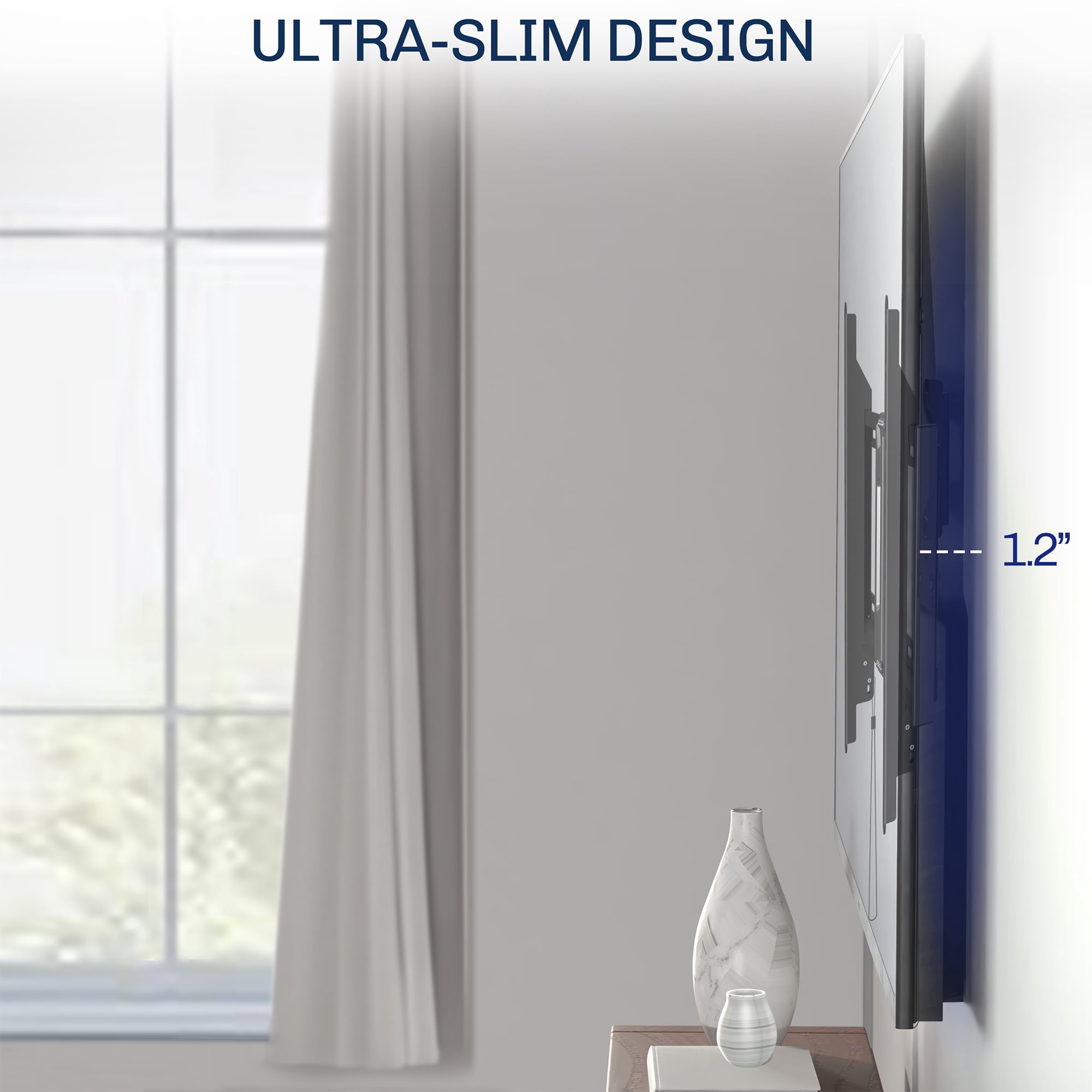 VIVO Ultra Heavy Duty 43” to 100” TV Wall Mount Curved and Flat Panel Screens