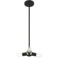 thumbnail image 4 of 3 Light Black Mini Chandelier with Steel base material, 4 of 8
