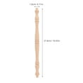 thumbnail image 2 of LABSERRON 6Pcs Khaki Wood Spindles for Staircase Indoor for and Furniture 11X0.7X0.7In, 2 of 8